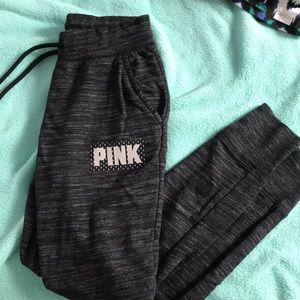 VS PINK drawstring skinny sweats